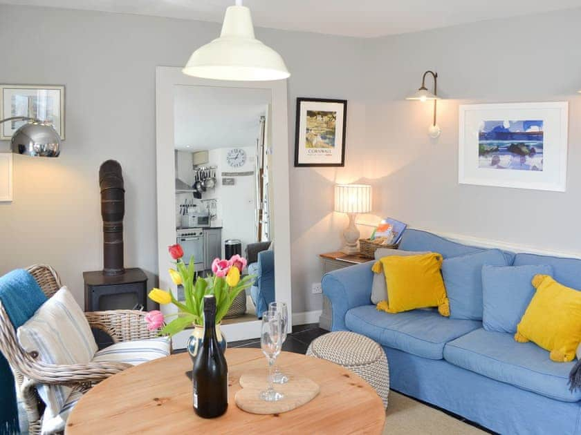 Attractive living area | The Old Stores, Mousehole, near Penzance