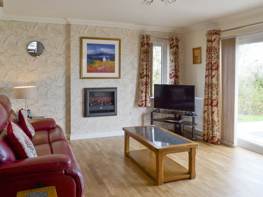 Welcoming living room | Eilean View (Island View), Inverasdale by Poolewe, near Achnasheen