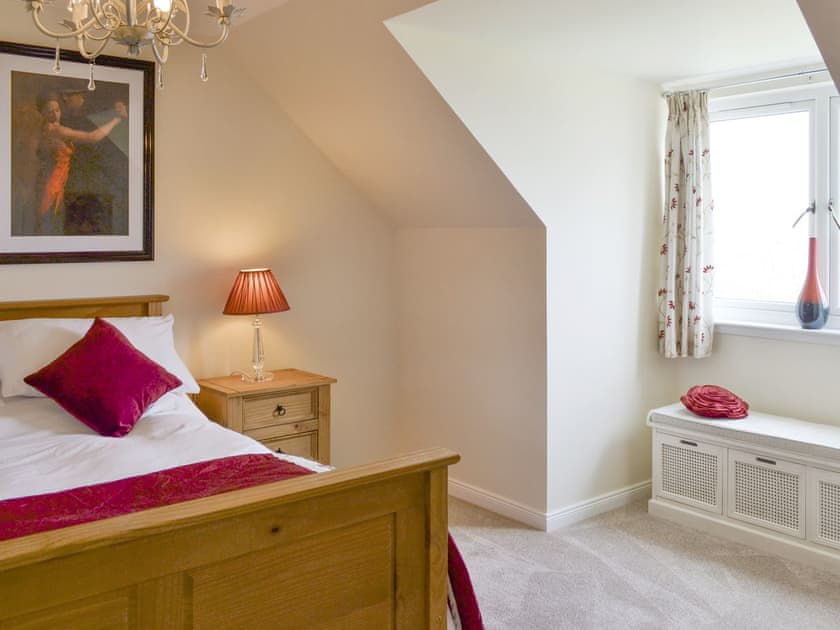 Peaceful double bedroom | Eilean View (Island View), Inverasdale by Poolewe, near Achnasheen