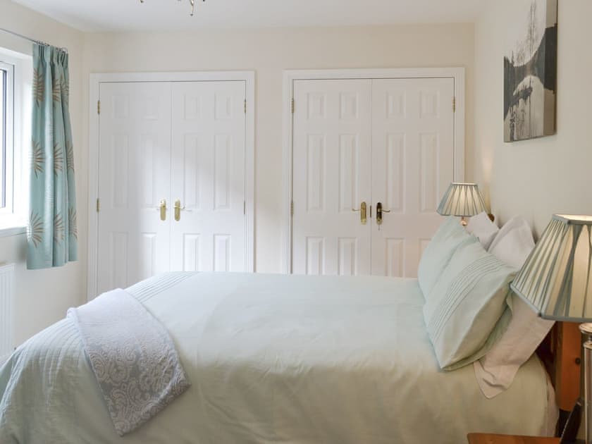 Comfortable double bedroom | Eilean View (Island View), Inverasdale by Poolewe, near Achnasheen