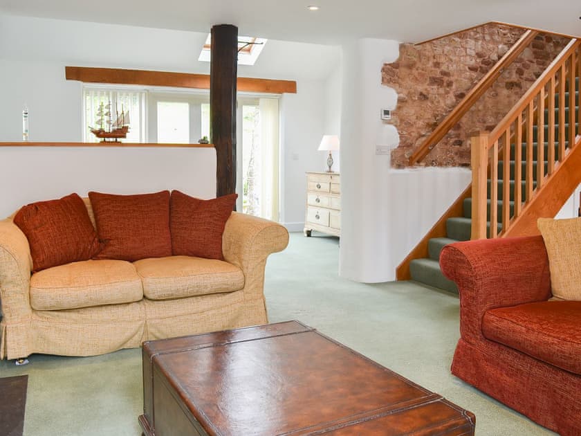 Welcoming living room | Fair Maid - Glimsters Farm Holiday let, Kentisbeare, Cullompton