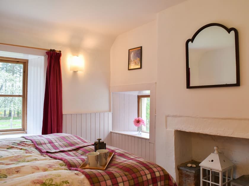 Delightful bedroom with double bed | St Orans, Dunphail, near Forres
