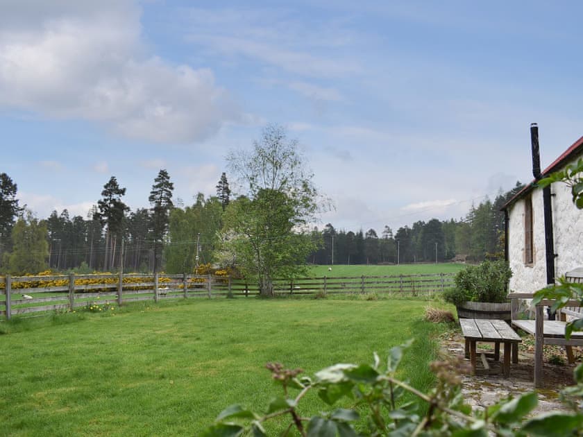 Extensive lawned garden and far reaching views | St Orans, Dunphail, near Forres