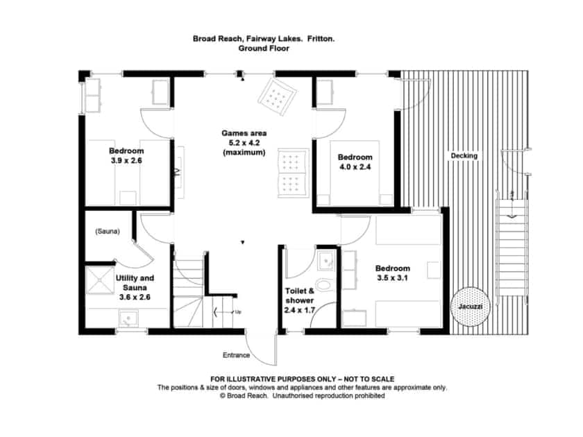 Floor plan | Broad Reach, Fritton, near Great Yarmouth