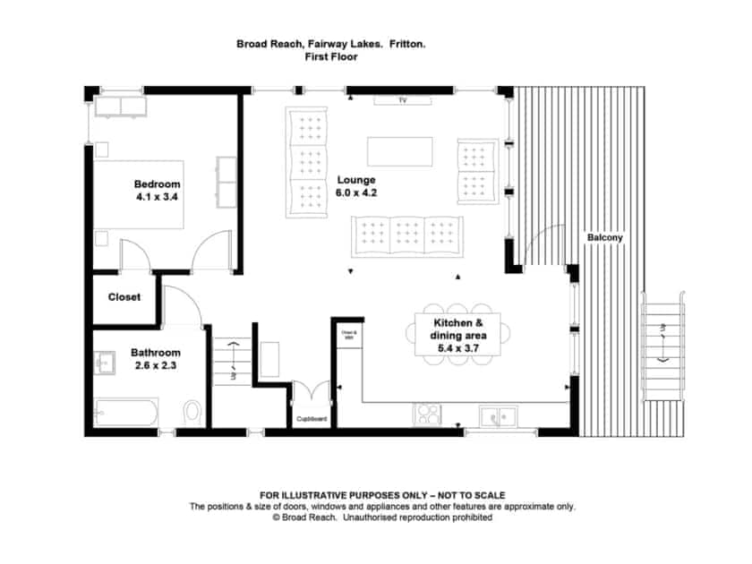 Floor plan | Broad Reach, Fritton, near Great Yarmouth