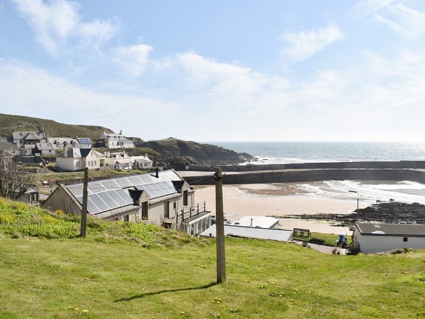 Picturesque coastal view | Seaton Cottage, Collieston, near Ellon