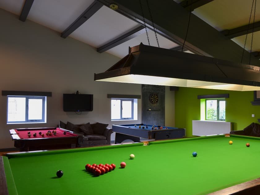 Well-appointed shared games room | Struncheon Hill Farm, Brandesburton, near Bridlington