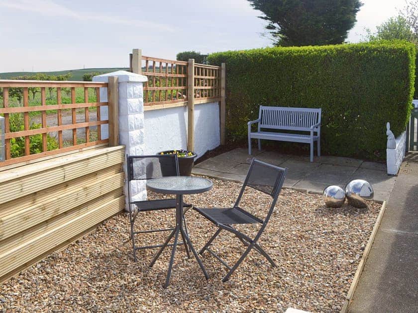 Delightful outdoor area with a range of seating options | The Yorkshireman, Ravenscar, near Robin Hood’s Bay