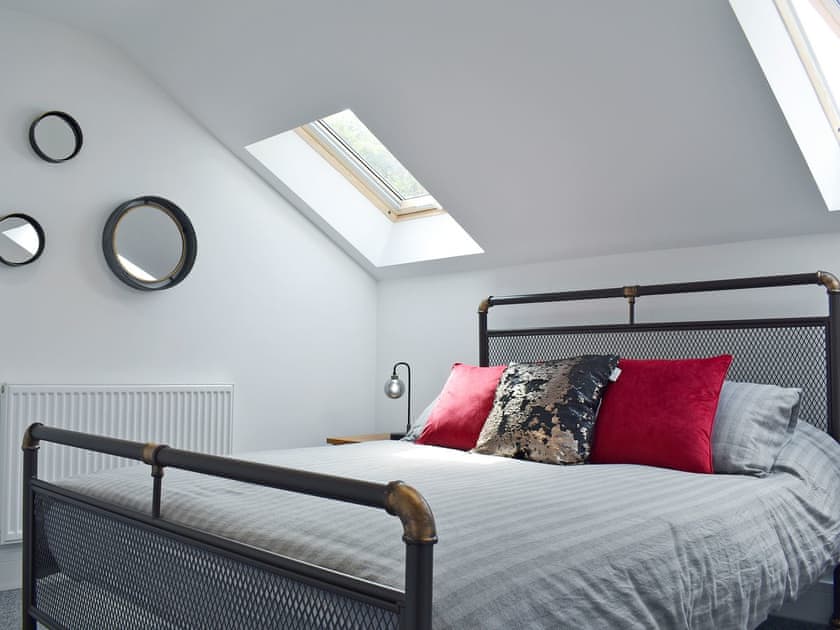Stylishly furnished double bedroom | Perivale Lodge, near Lydney 