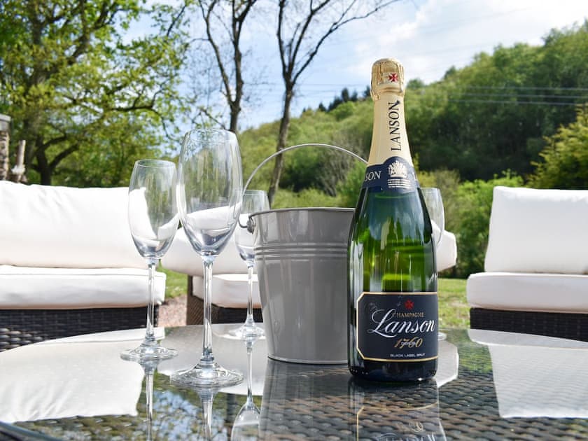 Peaceful sitting-out-area | Perivale Lodge, near Lydney 