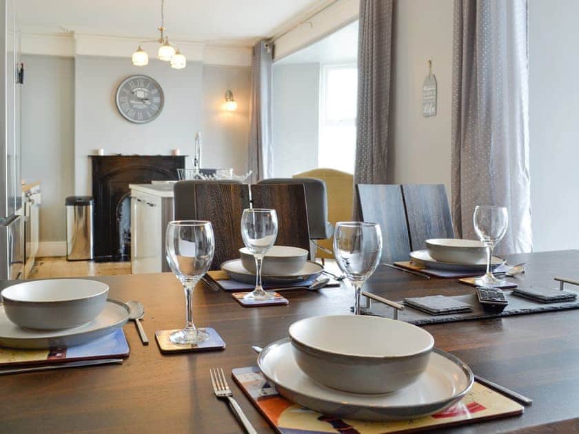 Large dining room and kitchen | Brig-y-Don - Brig-y-Don, Llanaber, near Barmouth