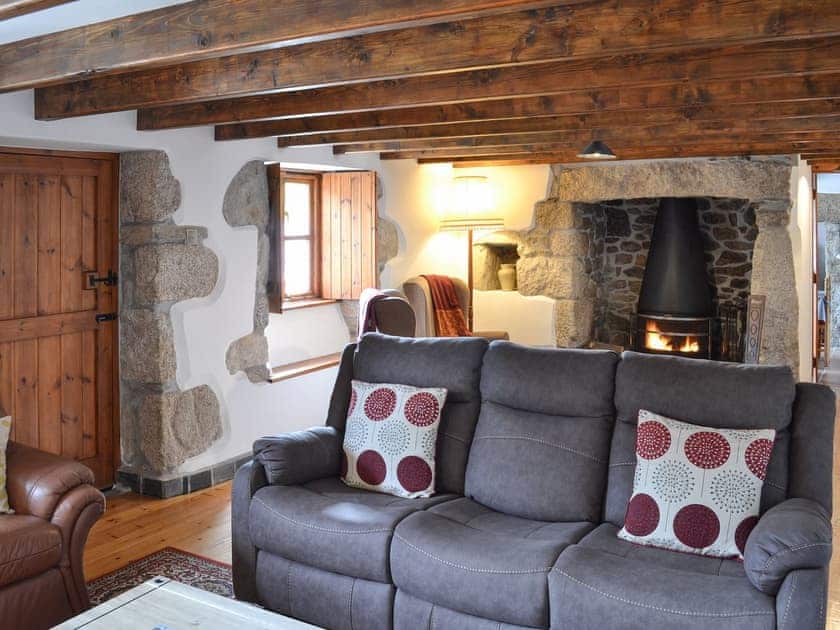 Living room | Bruce’s Cottage, Whitecross, near Marazion