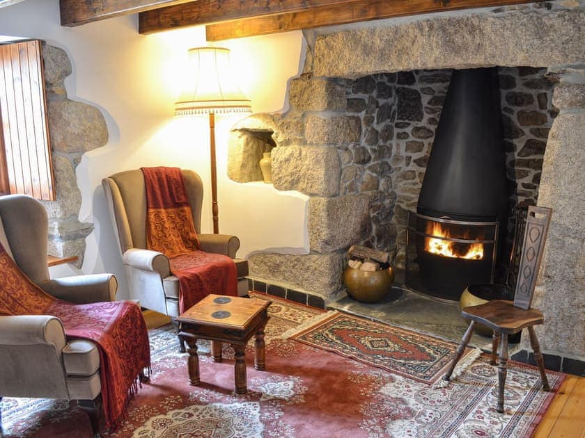 Cosy living room | Bruce’s Cottage, Whitecross, near Marazion