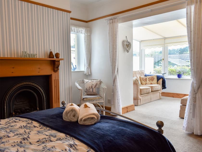 Double bedroom | Bay Cottage, Par, near St Austell