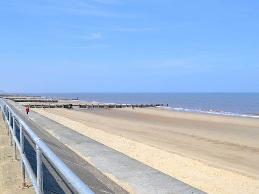 Nearby beach | Cottage By The Sea, Bacton, near North Walsham