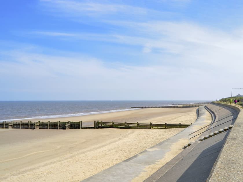 Nearby beach | Cottage By The Sea, Bacton, near North Walsham