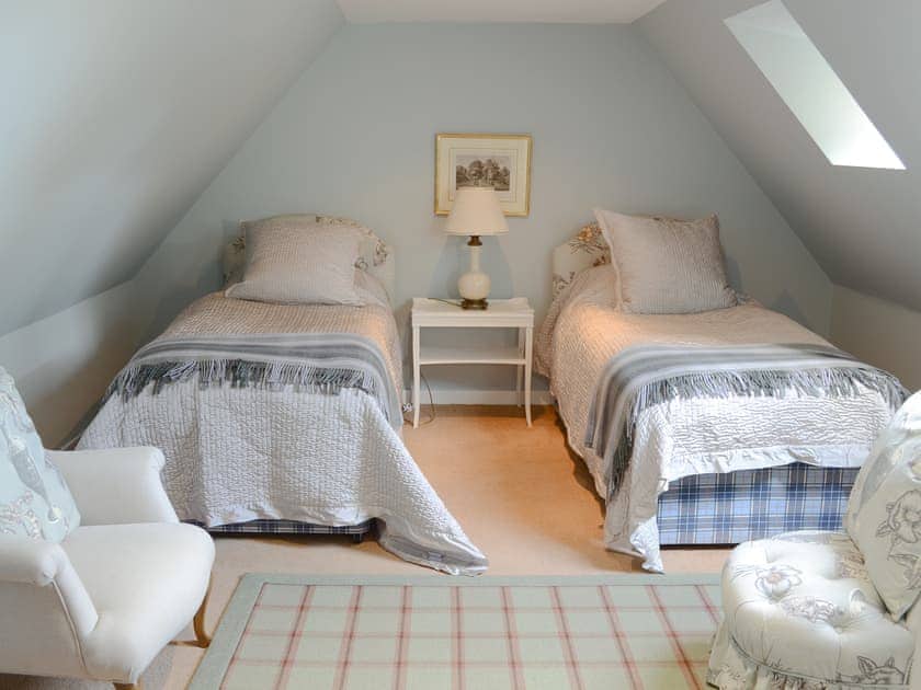 Twin bedroom | Tressady Coach House, Rogart, near Dornoch
