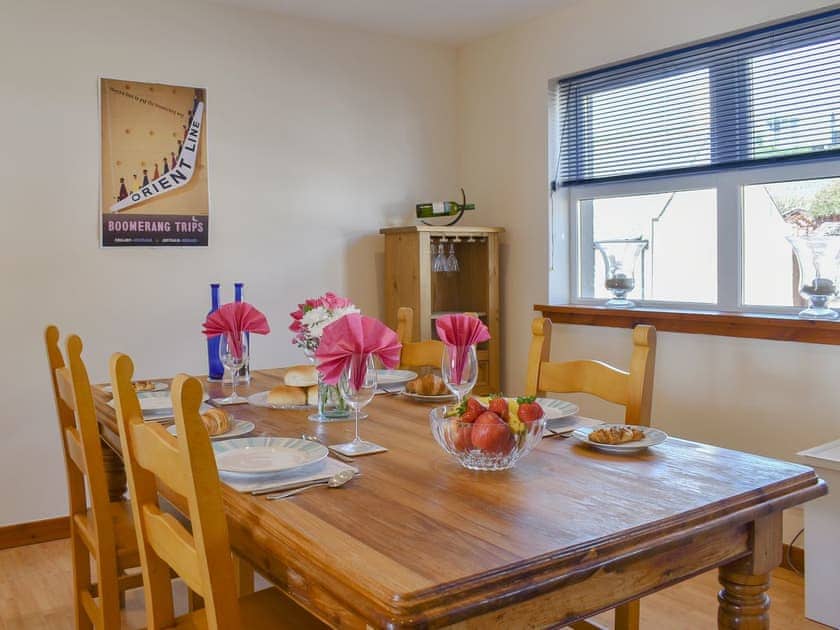 Delightful dining room | Seashore Retreat, Johnshaven, near Montrose