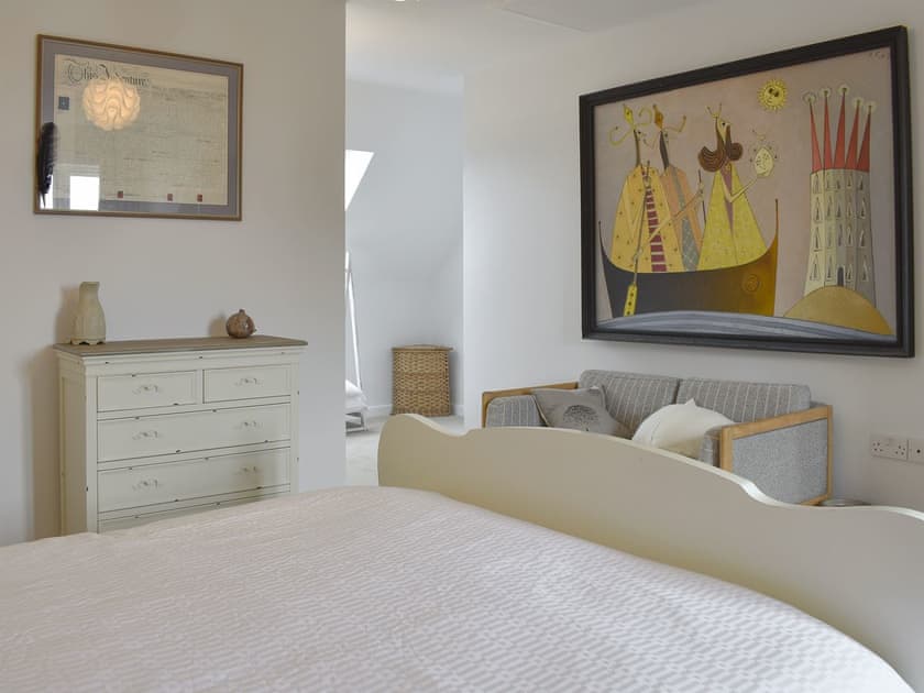 Spacious double bedroom | The Light House, Fowey