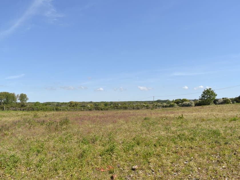 Unspoilt rural views from the patio | Stars Cottage, Moreton, near Wareham