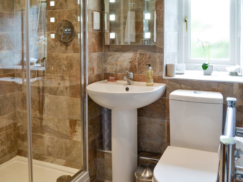En-suite shower room | Newstead Cottage, Thornton-le-Dale, near Pickering