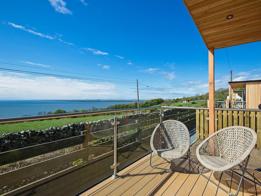 Enclosed verandah with garden furniture | Little Willow - Drumbain, Near Gatehouse of Fleet