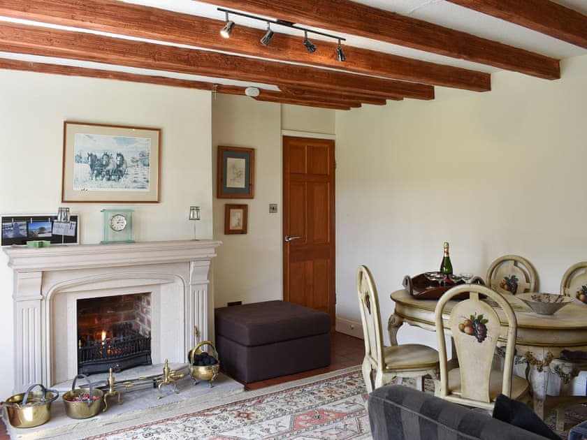 Sitting room with dining area | Glebe Farm Cottage, Hornby