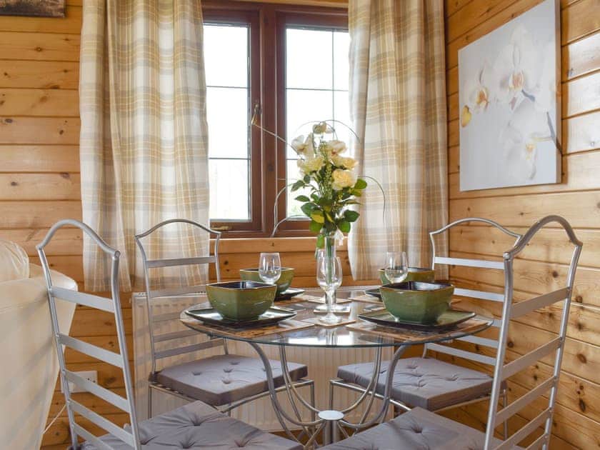 Convenient dining area | Llama Lodge, Churchstanton, near Honiton