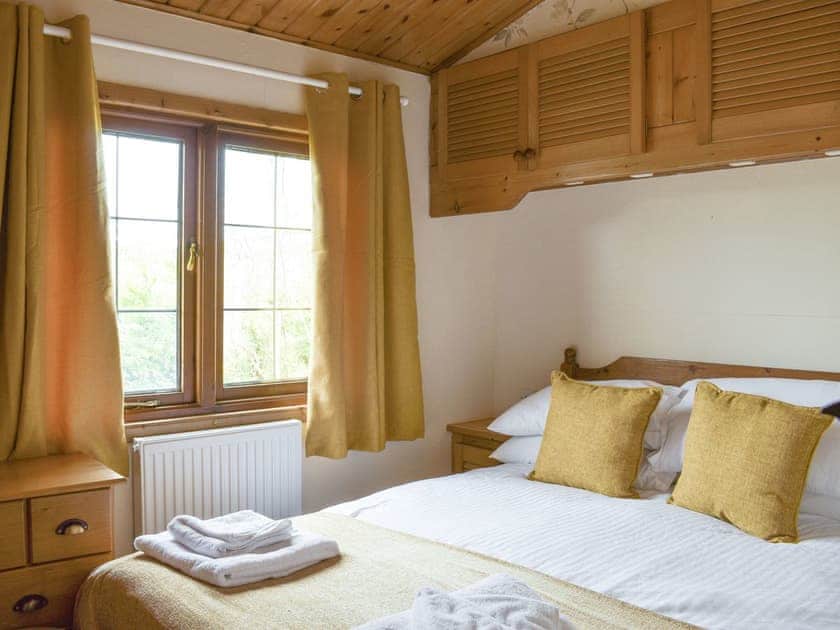 Relaxing double bedroom | Llama Lodge, Churchstanton, near Honiton