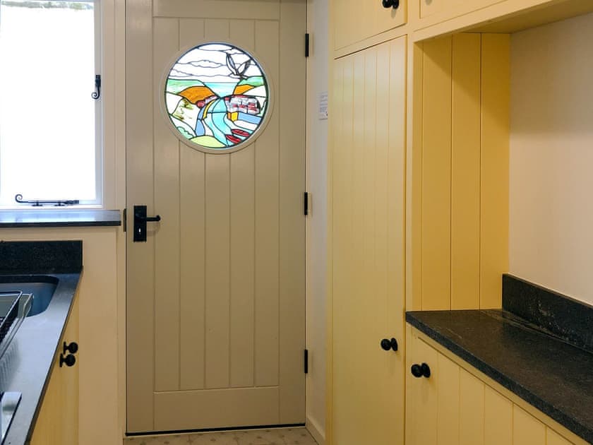 Well equipped, galley style kitchen | The Anchorage, Staithes, near Whitby