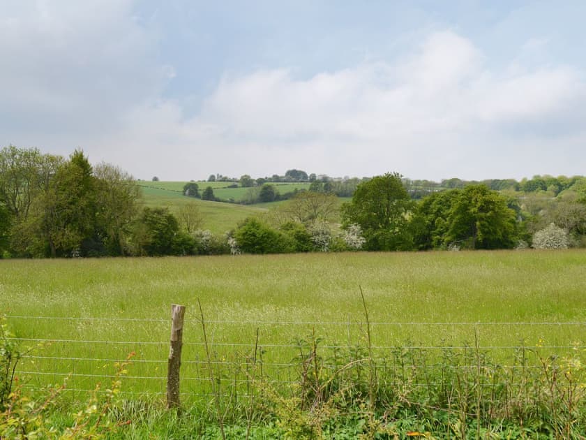 Outstanding rural views from the garden | Louisa’s Cottage, Priors Dean, near Petersfield