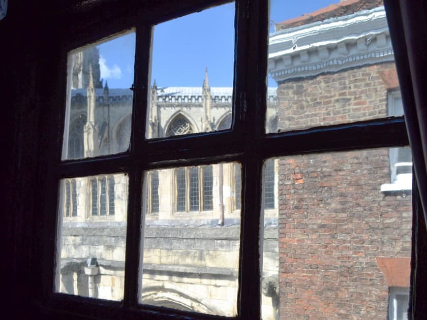 View of the Minster from the twin bedroom | Belfrey House, York