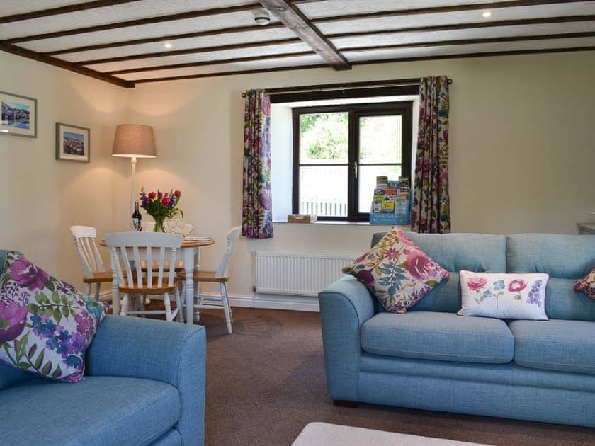 Living room with dining area | The Stables - Vielstone, Buckland Brewer, near Bideford