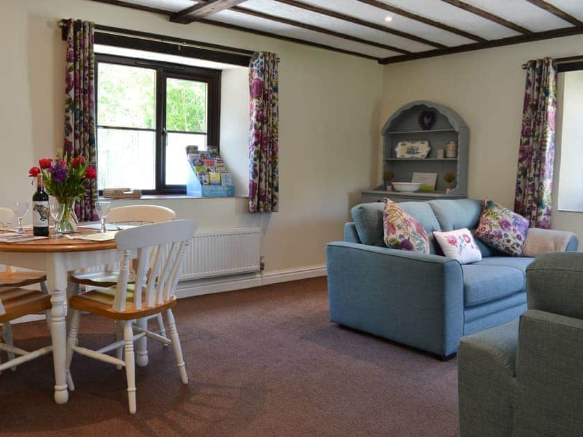 Living room with dining area | The Stables - Vielstone, Buckland Brewer, near Bideford