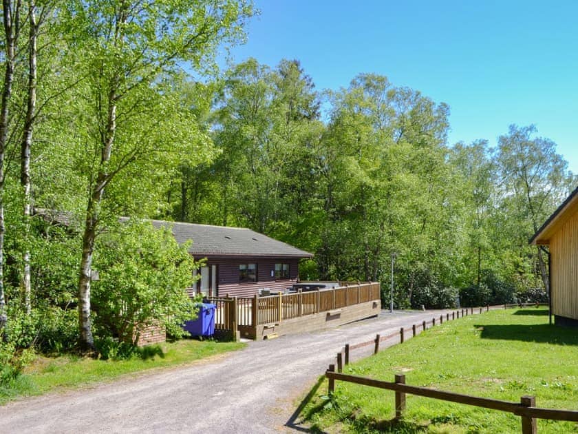 In a delightful setting | Leafy Run - Otterburn Hall Lodges, Otterburn, near Bellingham
