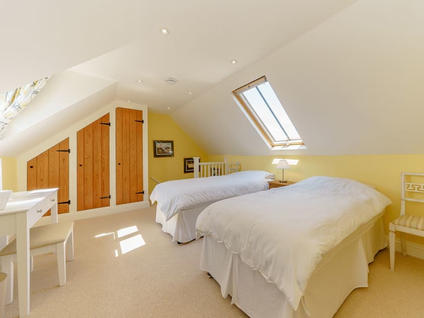 Twin bedroom | The Clock House, Bisley, near Stroud