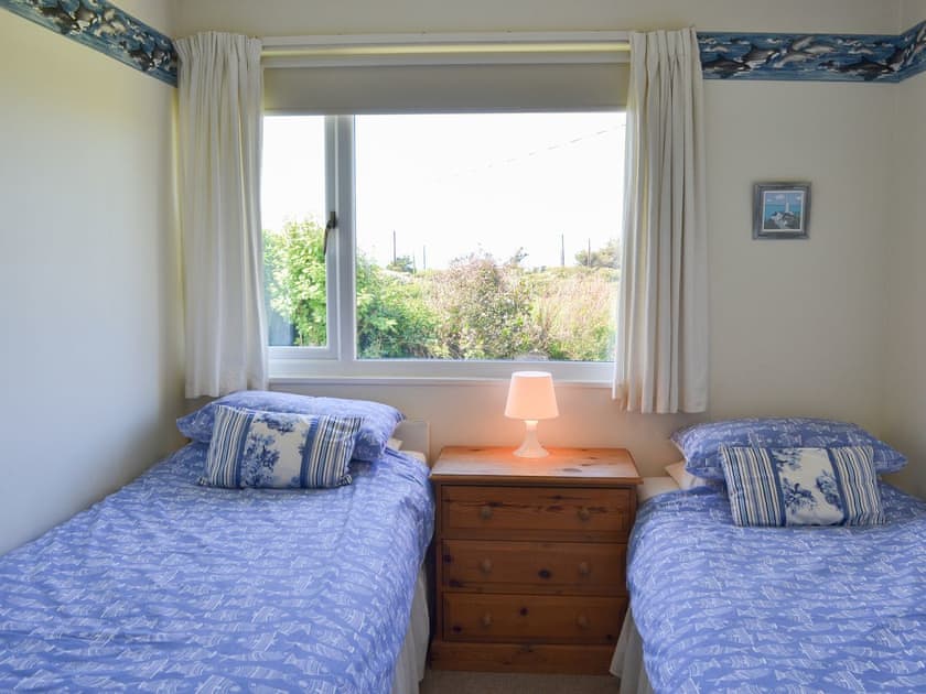 Twin bedroom | Seafield, Church Bay, Anglesey