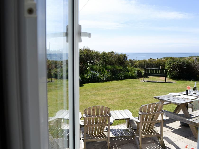 Patio | Seafield, Church Bay, Anglesey