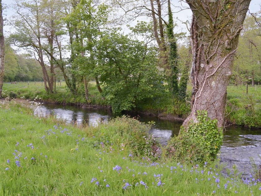 Tranquil local riverbank | Quarrymans Cottage, Golberdon, near Callington