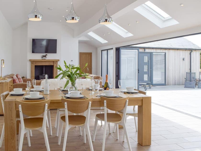 Convenient dining area | Manor Lodge Stables, Wiston, near Haverfordwest