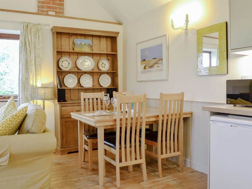 Charming dining area | The Wood Shed - Hinton Grange, Hinton, near Dunwich