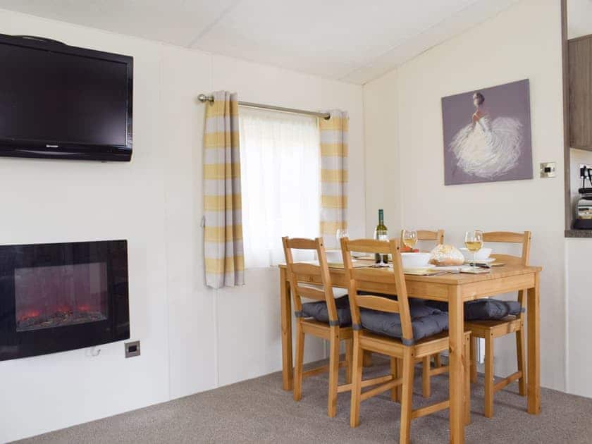 Convenient dining area | Bridge End Lodge, Dollar, near Stirling