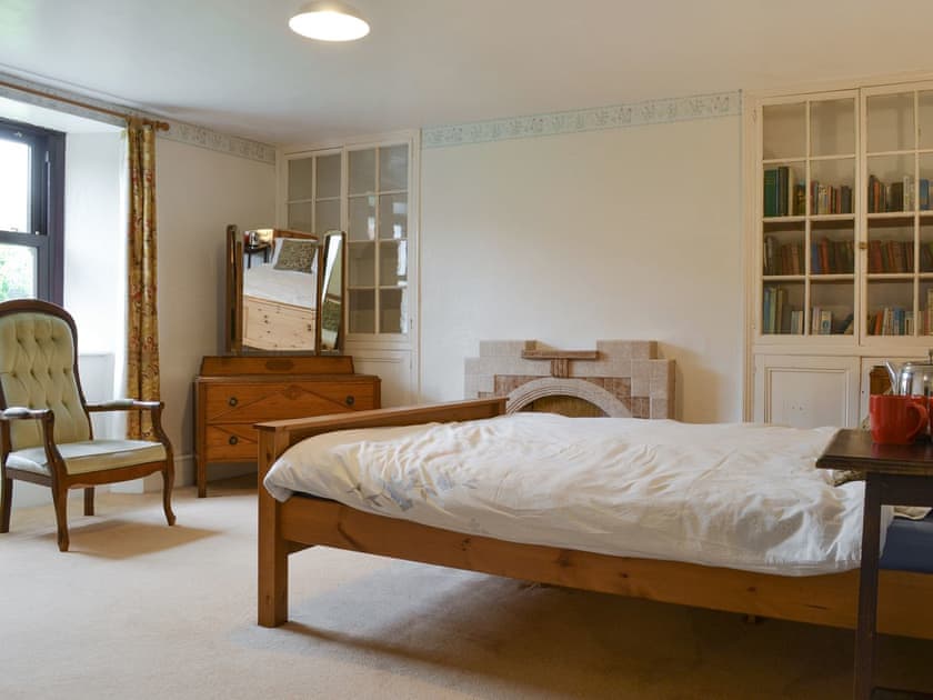 Relaxing double bedroom | Tutchenor Farmhouse, Patchacott, near Beaworthy