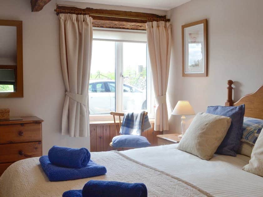 Peaceful double bedroom | Woodland View - Cefncoedbach Farm, Sarnau, near Brecon