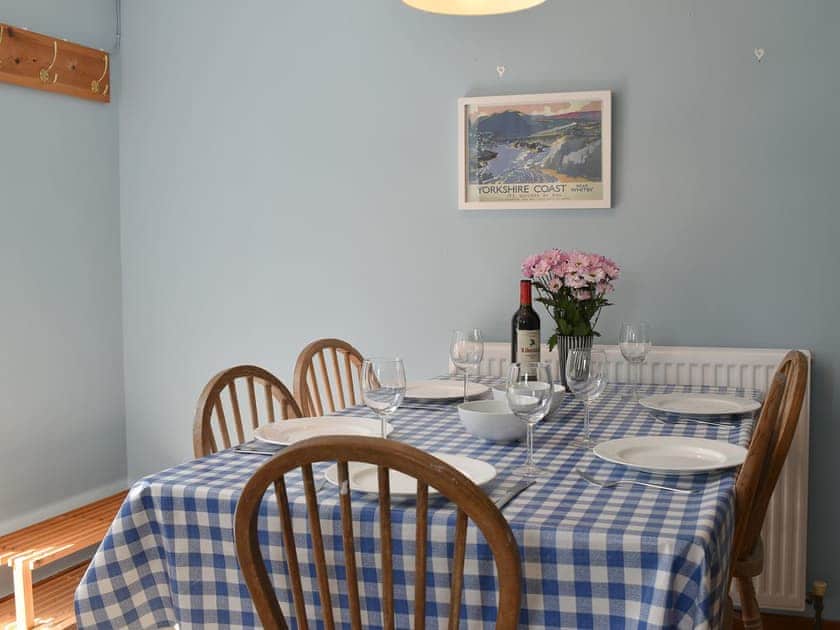 Charming dining area | Rose Cottage, Houlsyke, near Whitby