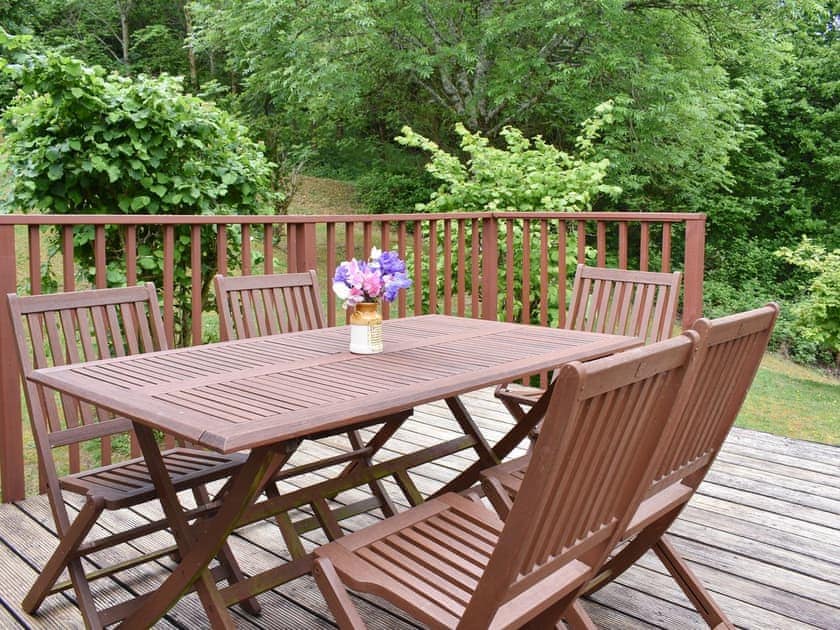 Spacious decked terrace | Eagles Nest, St Mellion, near Saltash
