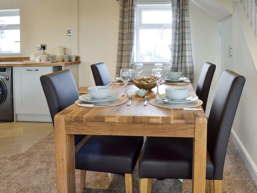 Convenient dining area | Granary Cottage - Metlands Farm Holidays, Bempton, near Bridlington