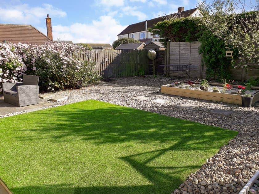 Attractive garden | Waggy Tails, Seahouses, near Alnwick