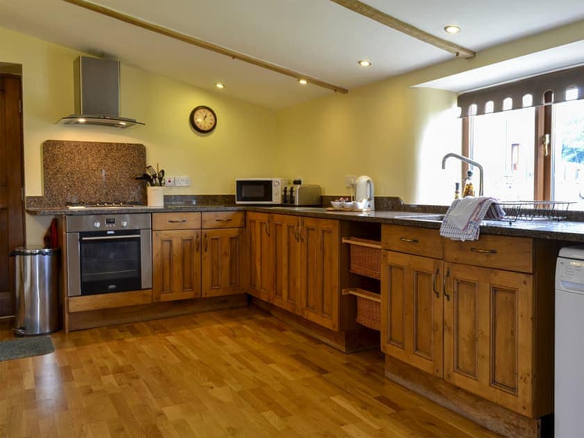 Kitchen area | Shepherd’s Cottage - Bings Farm, Whaley Bridge near Buxton