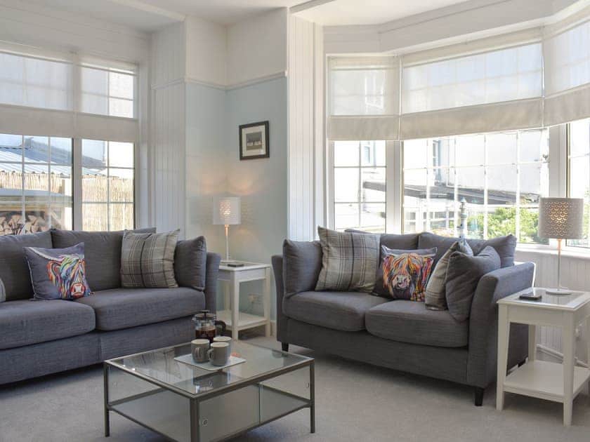 Light and airy living room | 1 Hamilton Terrace, Lamlash, Isle of Arran